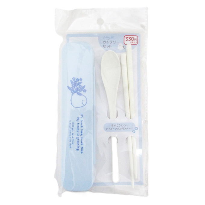 【まとめ買い】カトラリーセット シマエナガ柄 0834/371977