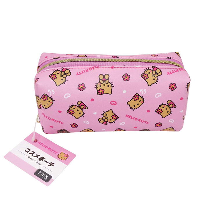 【まとめ買い】キティ コスメポーチ ピンク 0960/372285