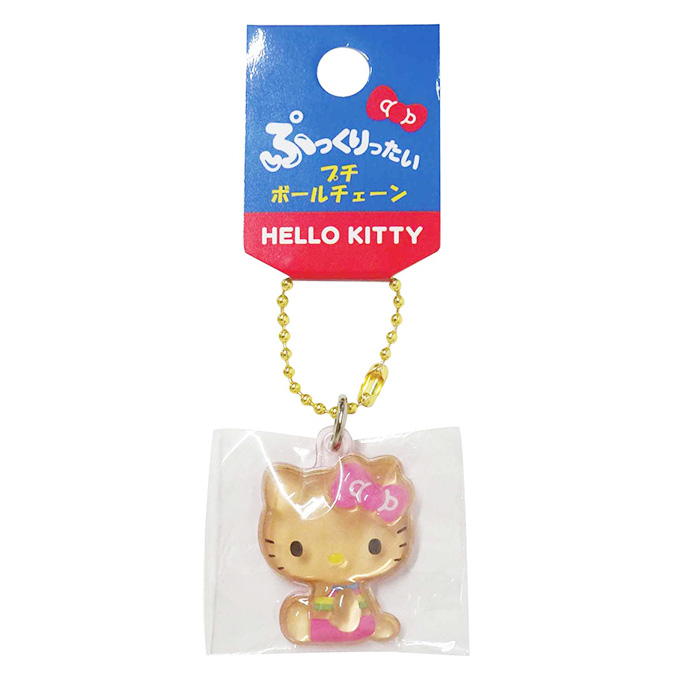 まとめ買い】ハローキティ ぷっくりったいプチポールチェーン 日焼け