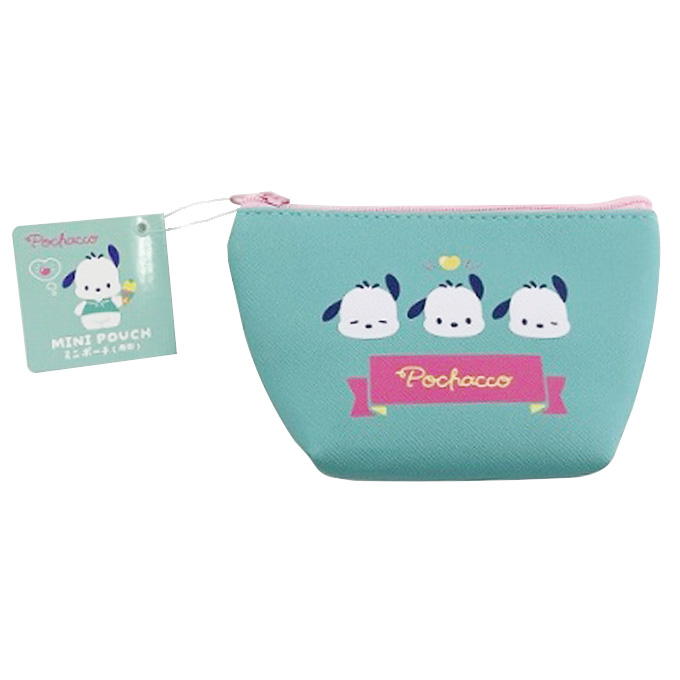【まとめ買い】sanrio ポチャッコ ミニポーチ舟形 シンプル 0459/372856