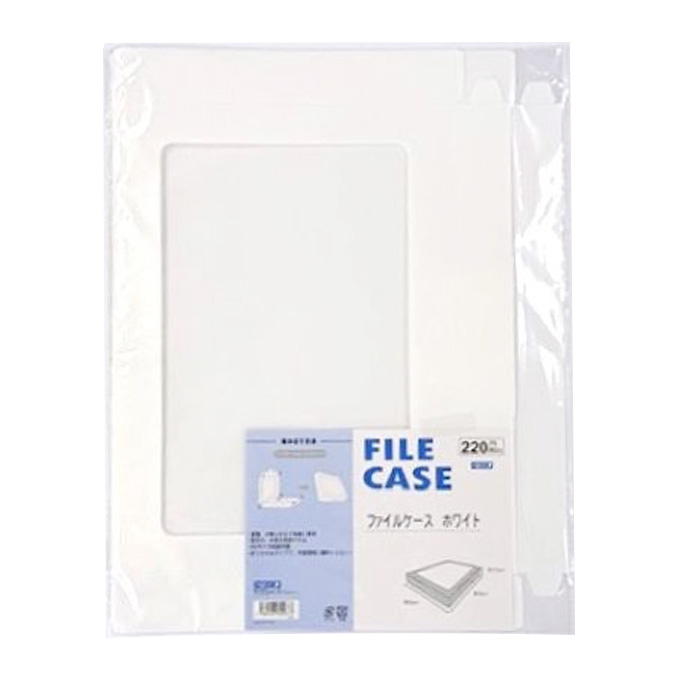 【まとめ買い】ファイルケース A4 ホワイト 1377/373114