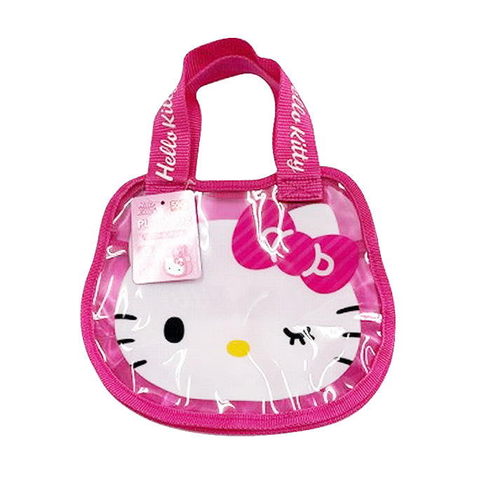 【まとめ買い】sanrio キティ ピンク クリアバッグ 0459/373142