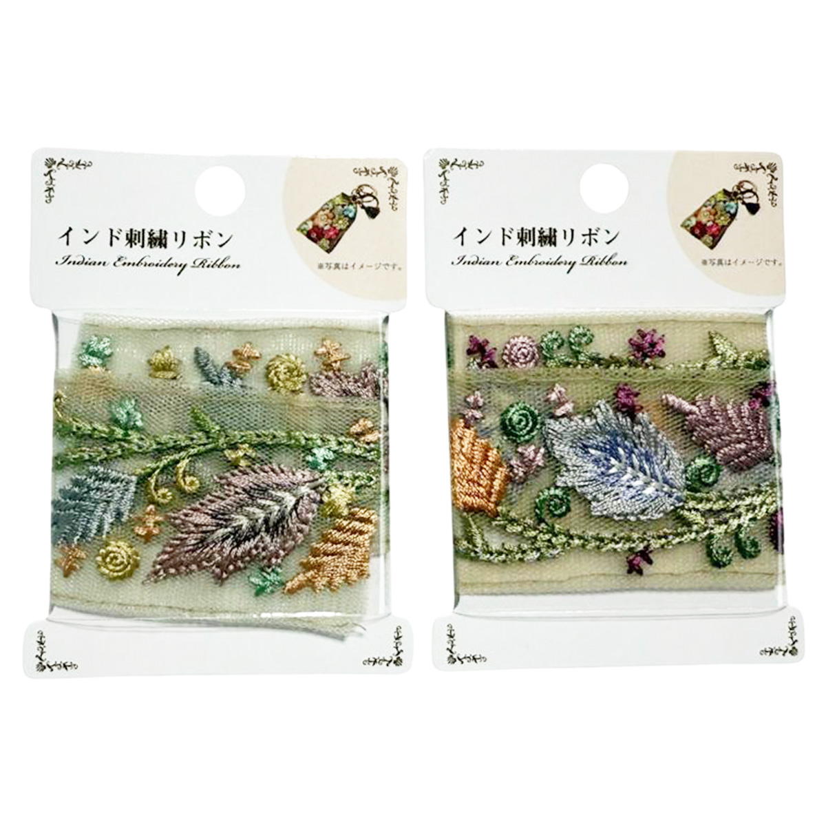 【まとめ買い】インド刺繍リボン 0890/373937