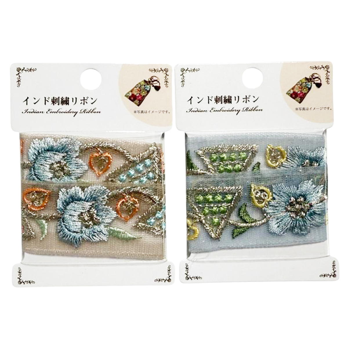 【まとめ買い】インド刺繍リボン 0890/373938