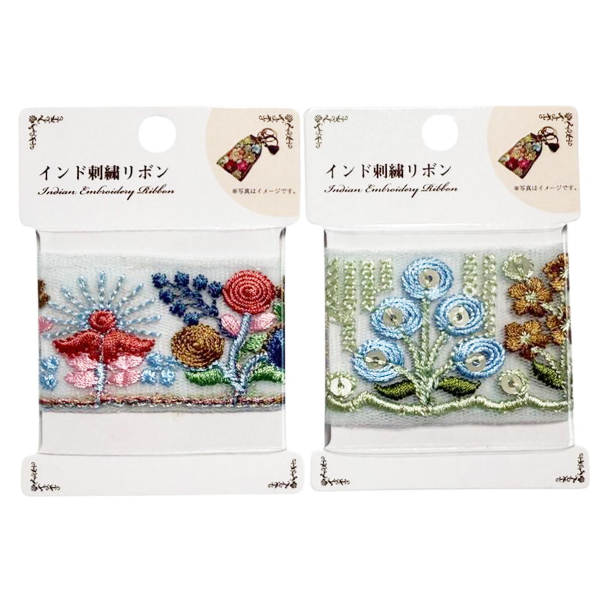 【まとめ買い】インド刺繍リボン 0890/373939