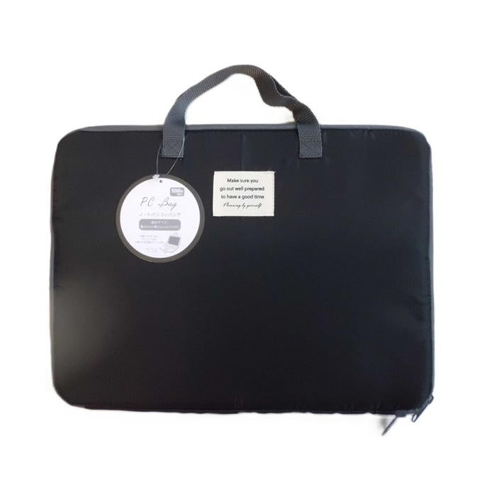 【まとめ買い】ネーム付きノートPCバッグ BK 0834/375287