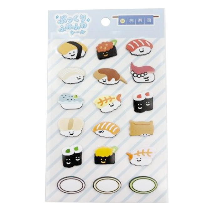 【まとめ買い】ぷっくりふわふわシール チームおすし 9001/375476