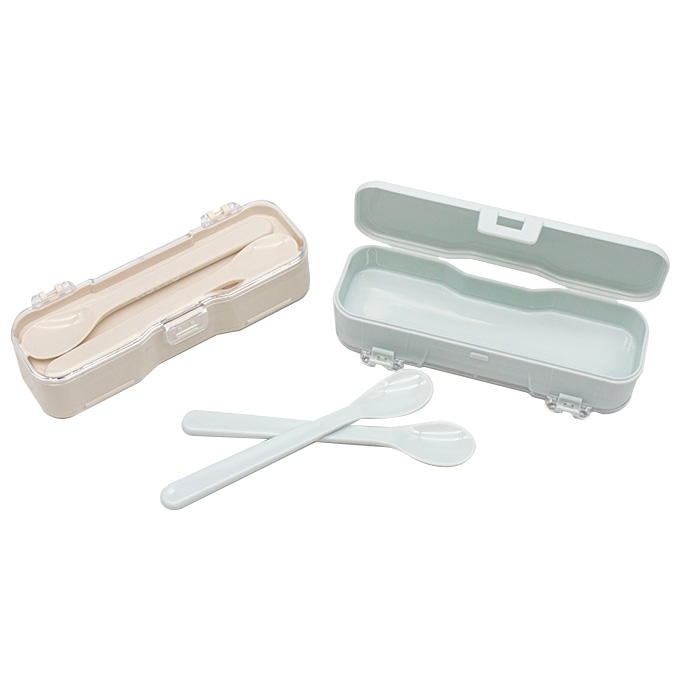 【まとめ買い】幼児食器 スプーン2P&おやつケース 0847/375511