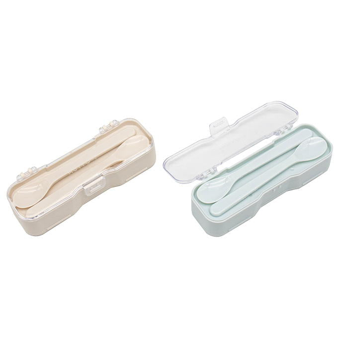 【まとめ買い】幼児食器 スプーン2P&おやつケース 0847/375511