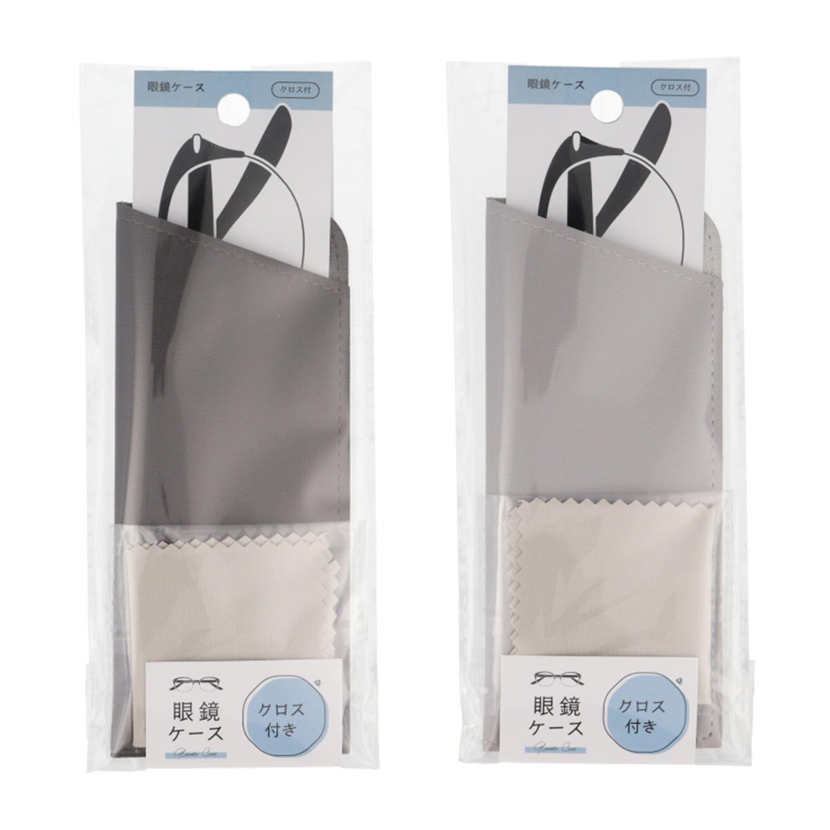 【まとめ買い】眼鏡ケース クロス付き 9001/377450