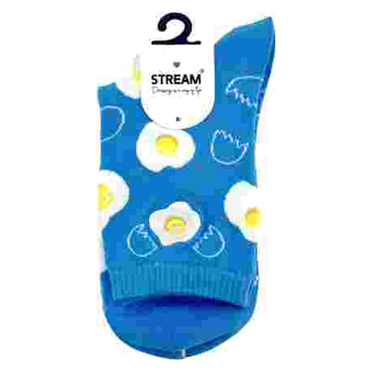 【まとめ買い】目玉焼き総柄ワンポイント刺繍クルー 1905/397070