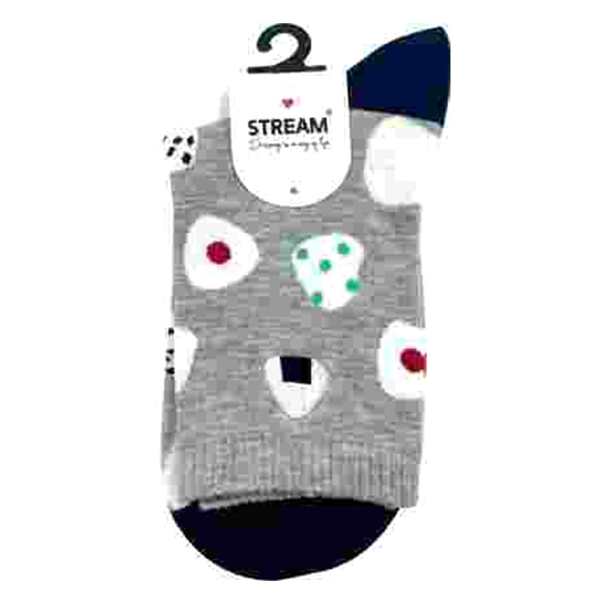 【まとめ買い】おにぎり総柄ワンポイント刺繍クルー 1905/397071