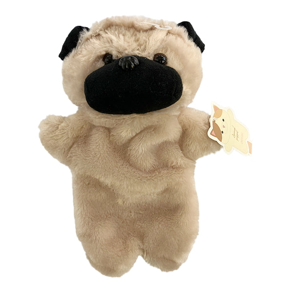 【まとめ買い】アニマルパペット おもちゃ ぬいぐるみ パグ 1905/450997