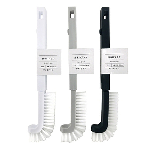 【まとめ買い】排水溝ブラシ 持ち手伸縮 27CM 0948/455537