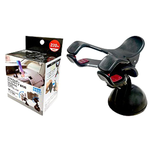 【まとめ買い】スマホホルダー 車 車載ホルダー スマホスタンド ゲル クリップタイプ 車内用 0344/467444