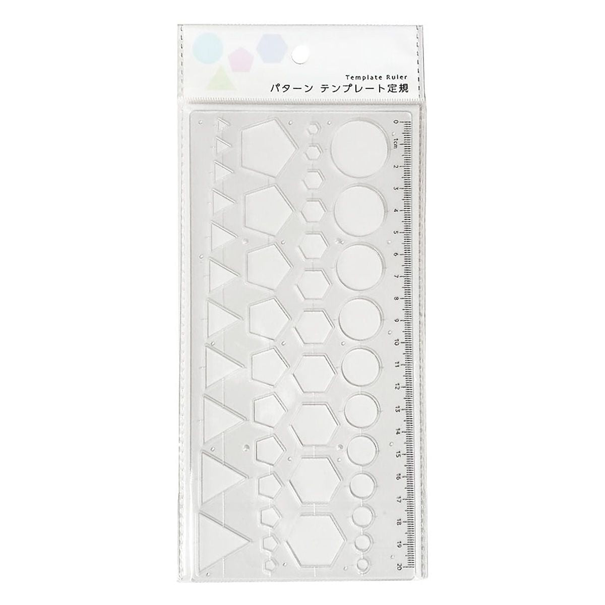 【まとめ買い】パターンテンプレート定規 0805/475459