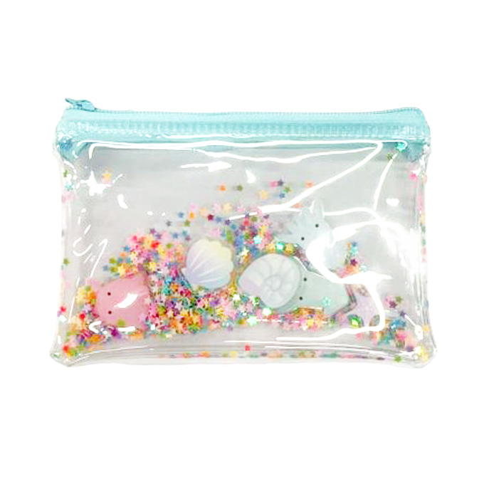 【まとめ買い】シャカシャカポーチ ゆめいろアクア 9001/580107