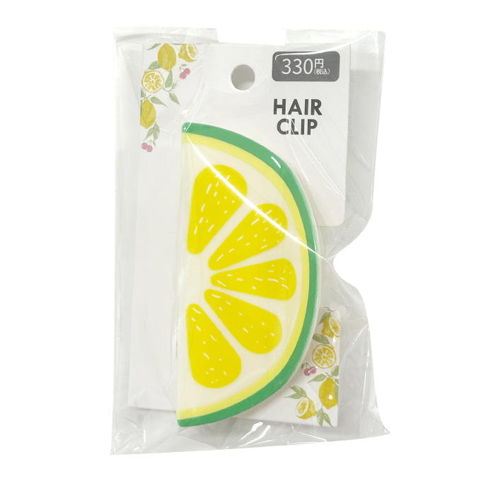 【まとめ買い】ヘアクリップレモン D 1523/580124