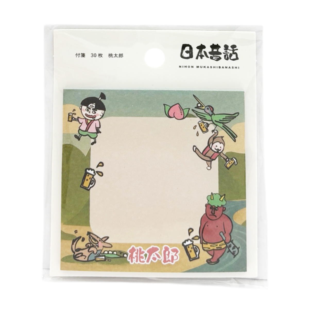 【まとめ買い】付箋30枚桃太郎 9001/598997