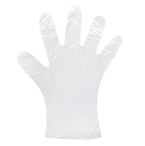 ポリエチレン手袋 ポリ手袋 使い捨て手袋 100P 全長約30cm 0892/001073