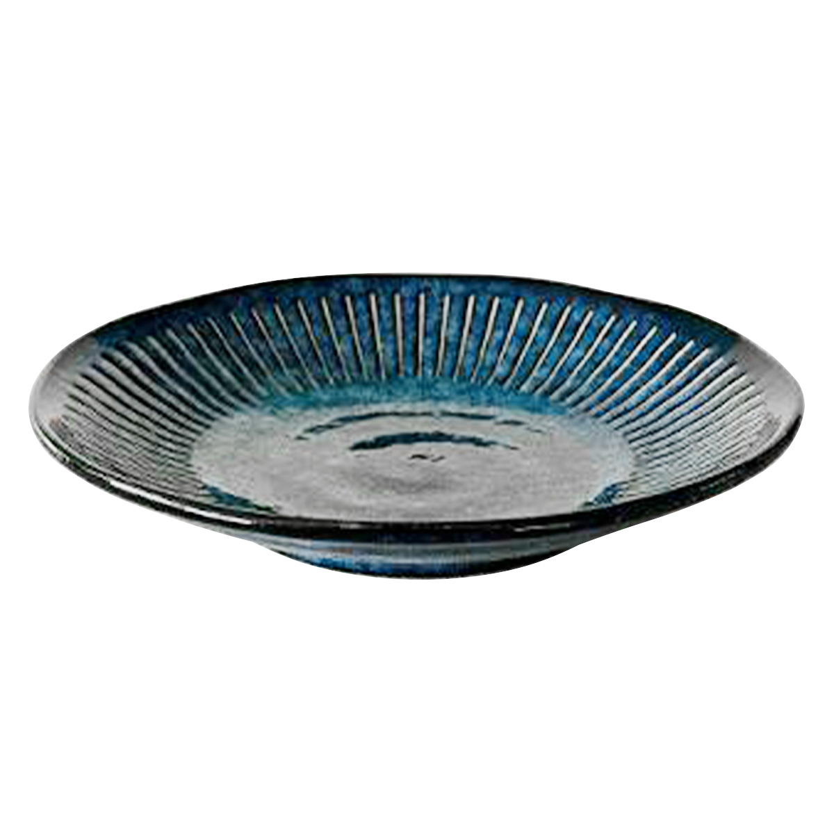 【まとめ買い】Tokinone PB.色撥水十草和軽窯変紺 5.0皿 0530/021211