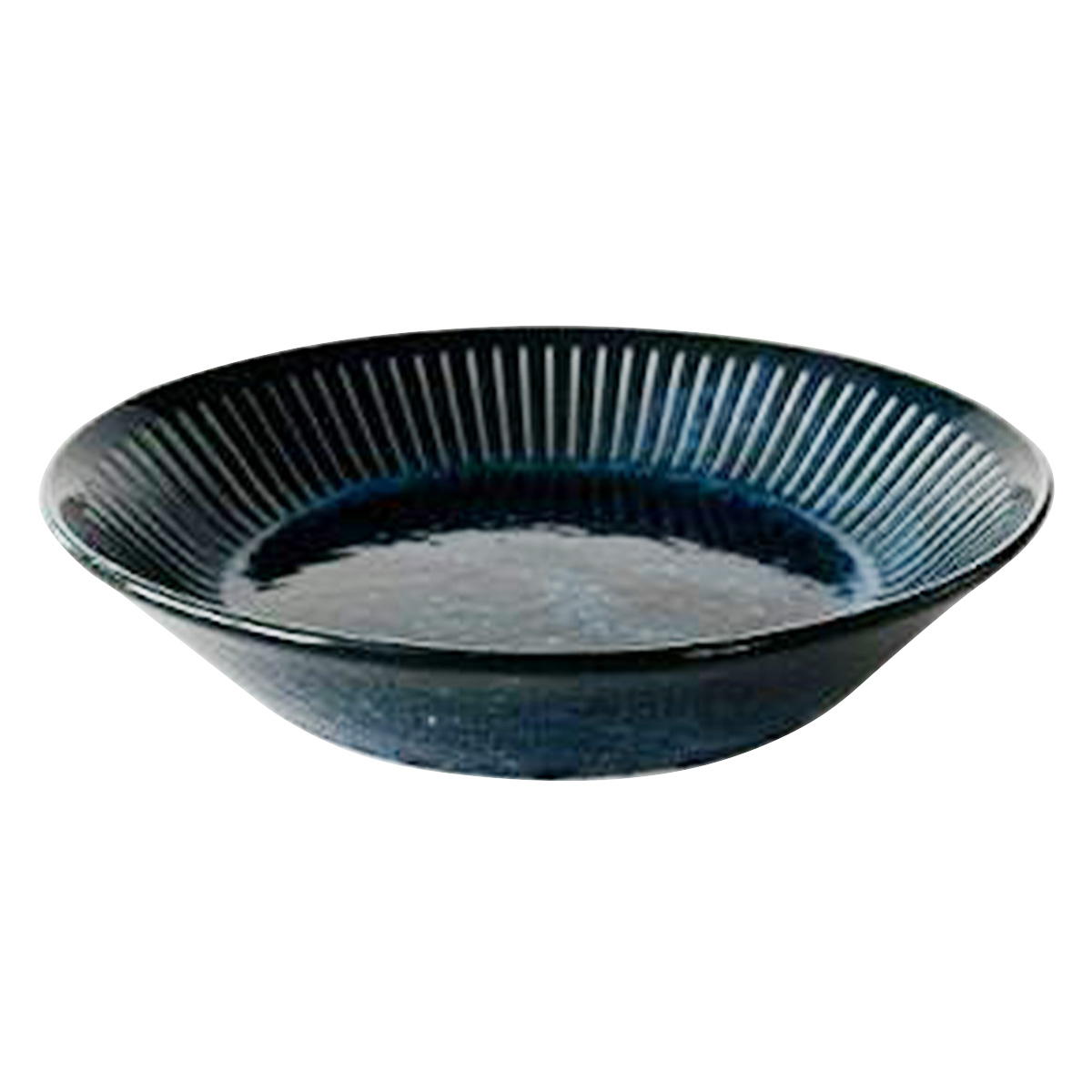 【まとめ買い】Tokinone PB.色撥水十草反り型プレート窯変紺 0530/021214