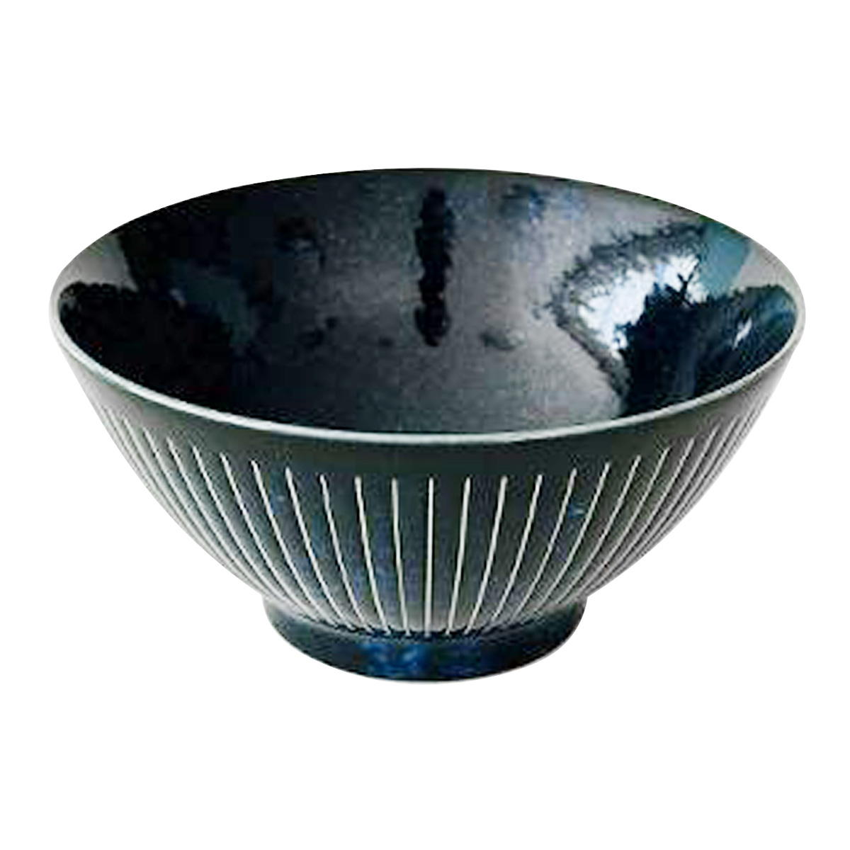 【まとめ買い】Tokinone PB.色撥水十草天丼窯変紺 0530/021221