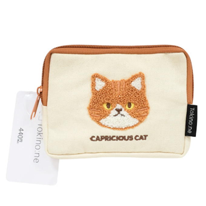 【まとめ買い】Tokinone PB.ポケティポーチ 茶トラ柄 1980/021320