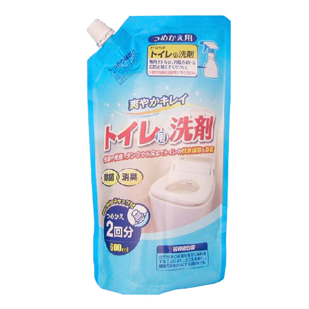 【まとめ買い】トイレ用洗剤 詰替え用600ｍｌ 0915/021781