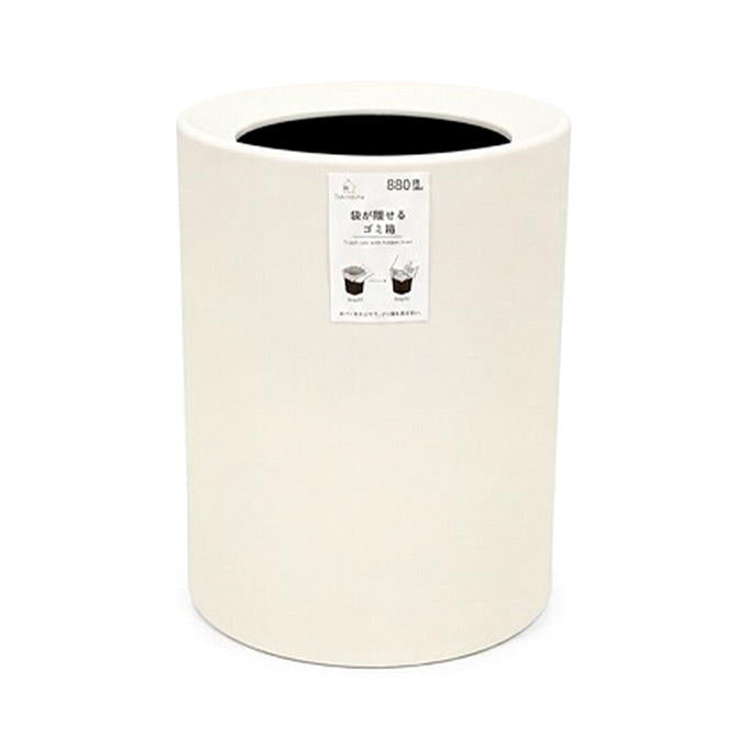 【まとめ買い】Tokinone PB.袋が隠せるゴミ箱 丸形 6L IV 1635/022114