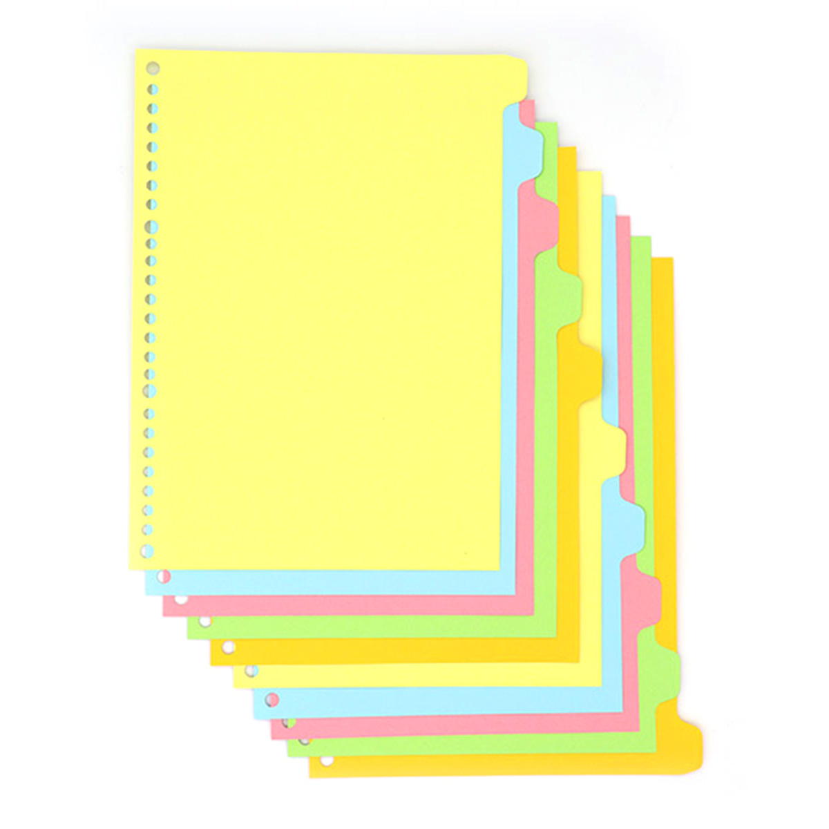 まとめ買い】ルーズリーフ用B5カラー見出し 26穴10P0565/023014 | ワッツ