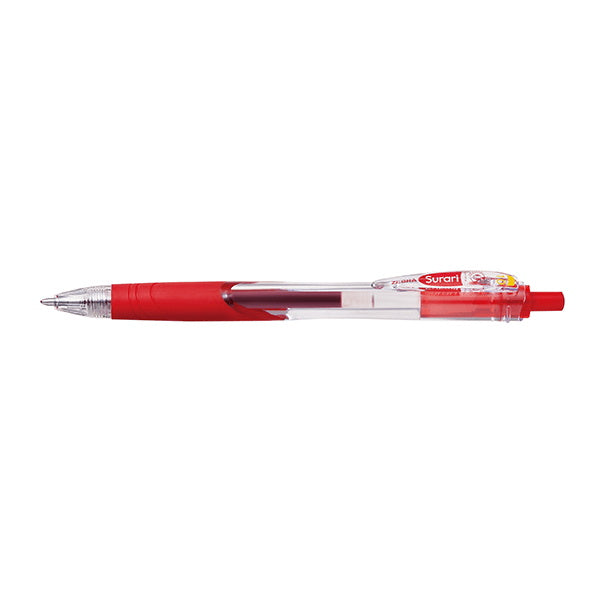 ボールペン ZEBRA ゼブラ スラリ ボールペン 1.0赤 0960/024725