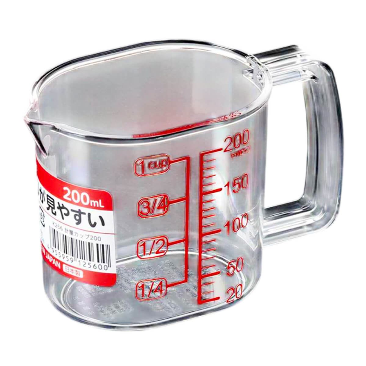 【まとめ買い】計量カップ 200ml クリア 0523/033551
