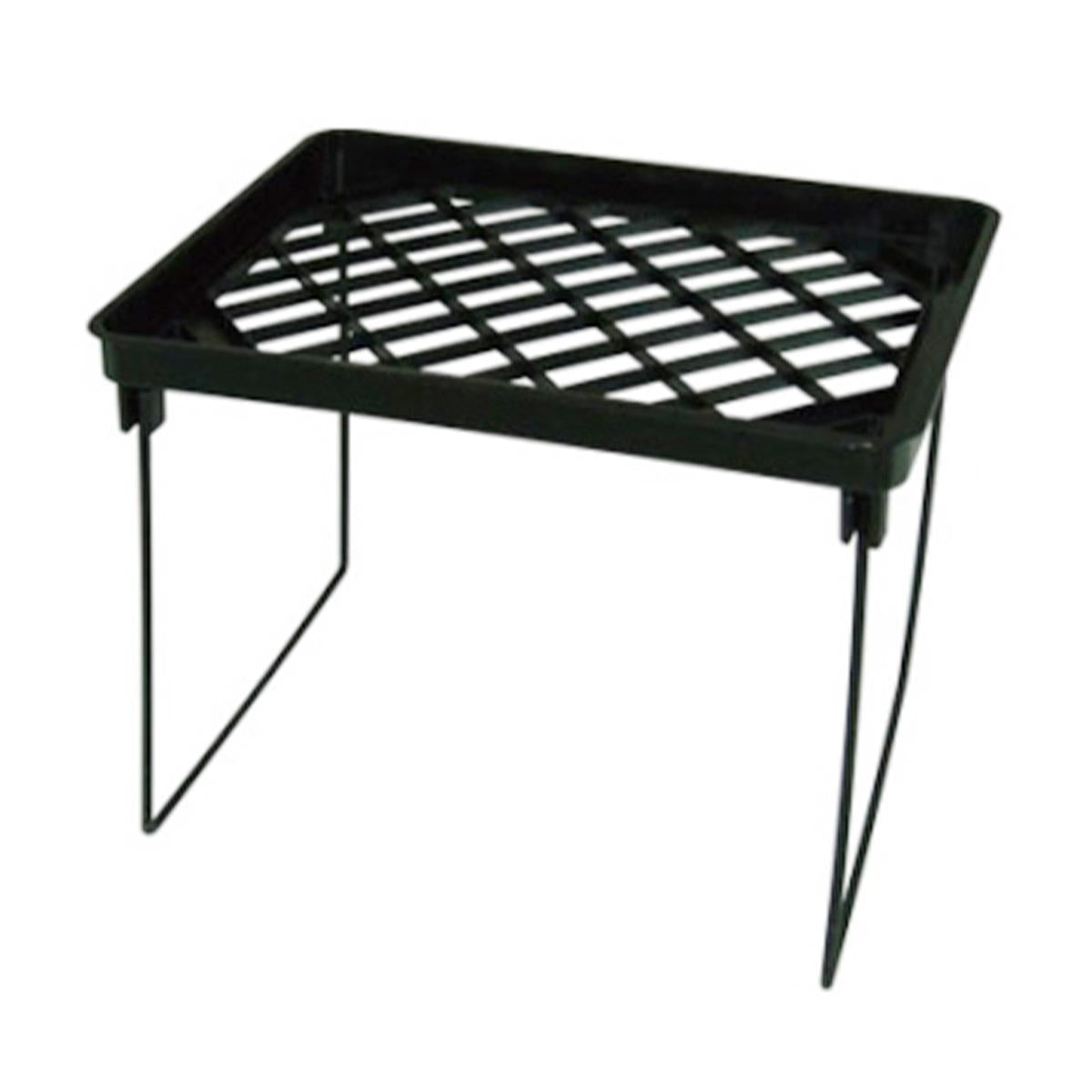 まとめ買い】重ねて便利！整理棚黒 中24×18×19cm 0474/034010 | ワッツ