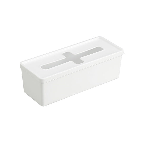 収納ケース 収納ボックス 小物入れ プルアウトボックスロング ホワイト 8.5×21.4×高さ7.1cm 0978/038521