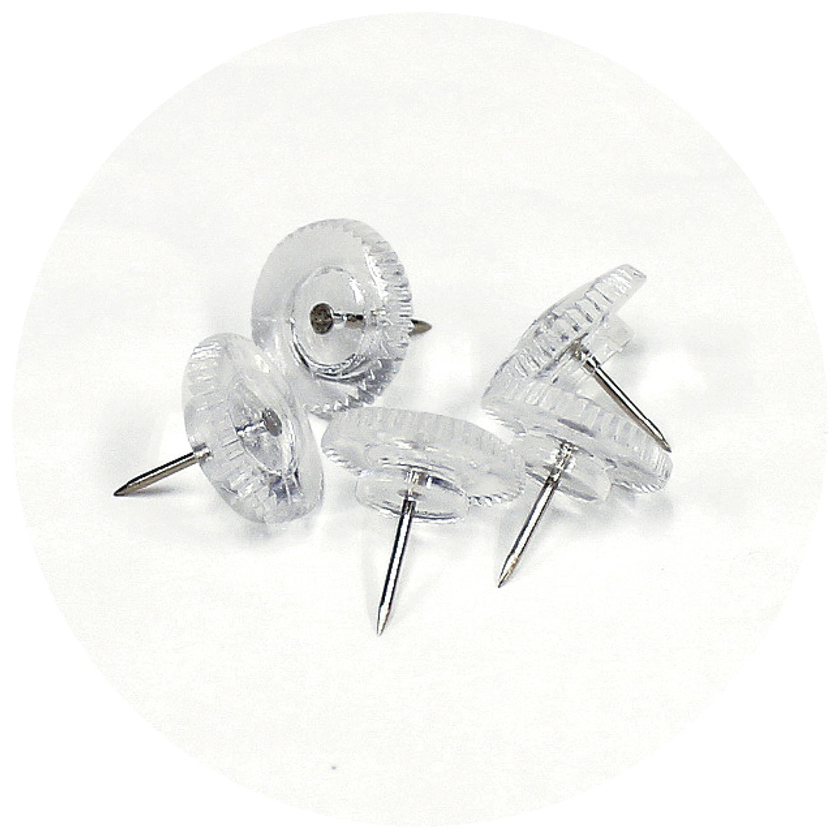 まとめ買い】CPプラ画鋲 50本 クリア 0931/042693 | ワッツ