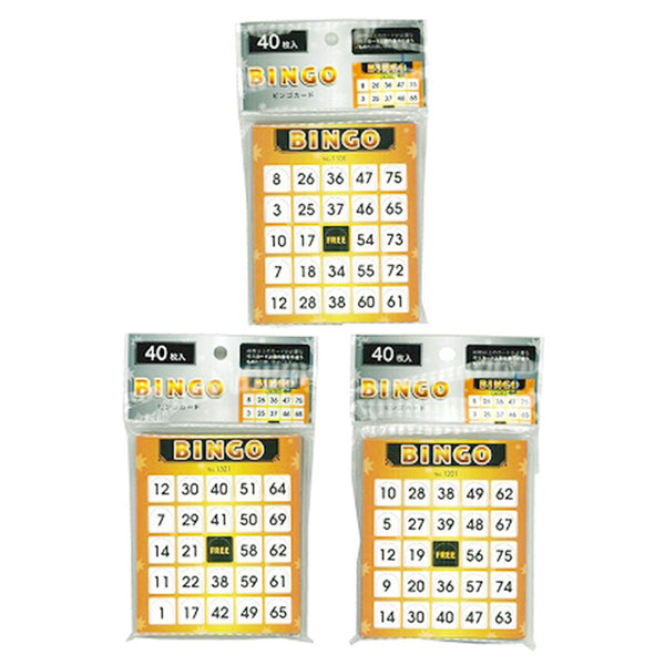 まとめ買い】ビンゴカード 40枚入0948/043751 | ワッツ まとめ買い】ビンゴカード 40枚入0948/043751 | ワッツ
