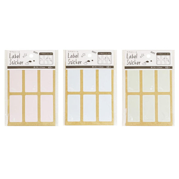 まとめ買い】ラベルシール大 48片 手書き風0948/043851 | ワッツ