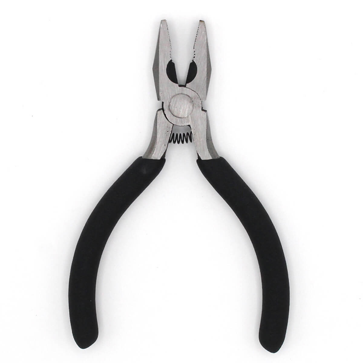 【まとめ買い】ペンチ 小型 鍛造ミニペンチ ブラック ニッパー やっとこ ニッパン 10×9cm 0330/045022