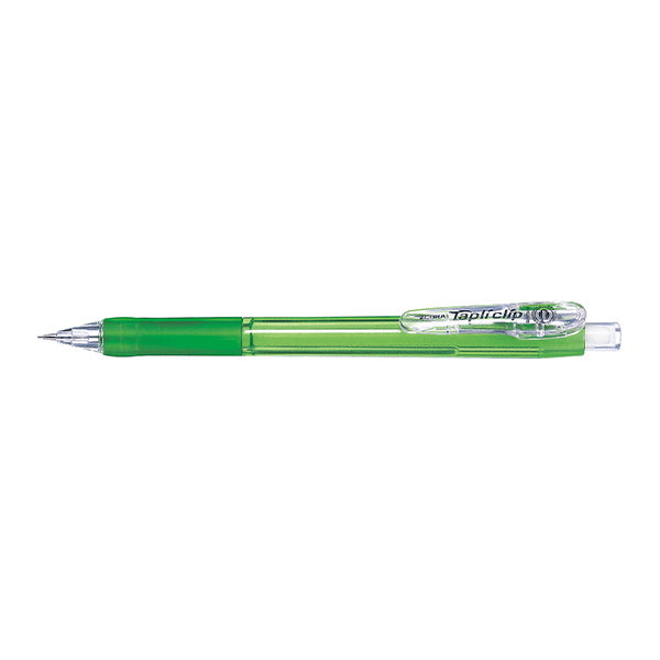 シャーペン シャープペンシル ZEBRA ゼブラタプリクリップシャープ0.5 軸緑 0960/045703