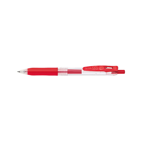 ボールペン ZEBRA ゼブラジェルボールペン SARASA サラサ 0.3 レッド 0960/045730