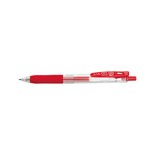 ボールペン ZEBRA ゼブラジェルボールペン SARASA サラサ 0.5 細字 レッド 0960/045733