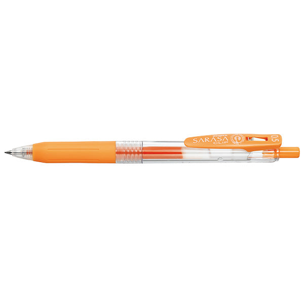 ボールペン ZEBRA ゼブラジェルボールペン SARASACLIP サラサクリップ 0.5 オレンジ 1本入 P-JJ15-OR 0960/045788