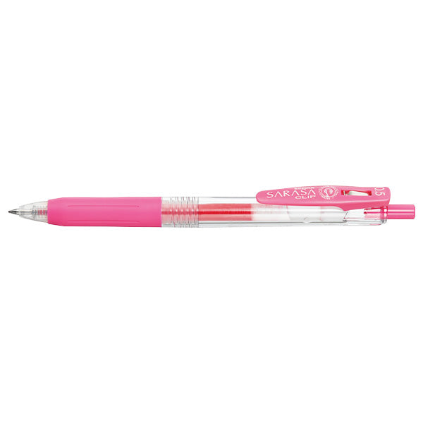 ボールペン ZEBRA ゼブラジェルボールペン SARASACLIP サラサクリップ 0.5 ピンク 1本入 P-JJ15-P 0960/045789