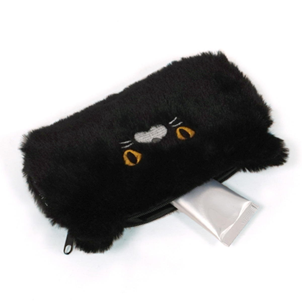 【まとめ買い】Tokinone PB.ねこポーチ ロング BK 1980/045893