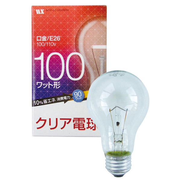 まとめ買い】クリア電球100W省エネ10%口金E26 0474/048648 | ワッツ