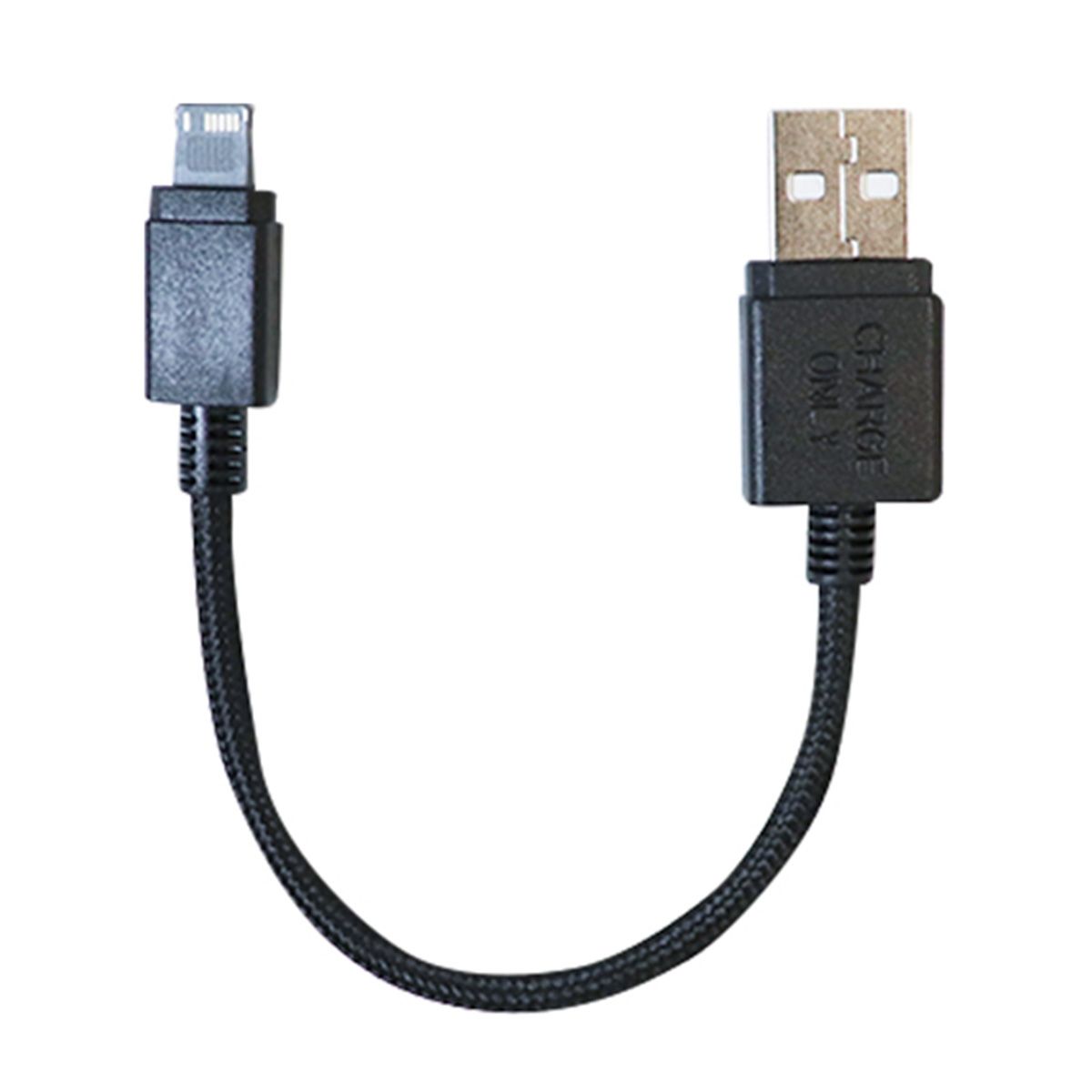 まとめ買い】PB.iPhone用充電専用ケーブル10cmメッシュタイプ2.4A