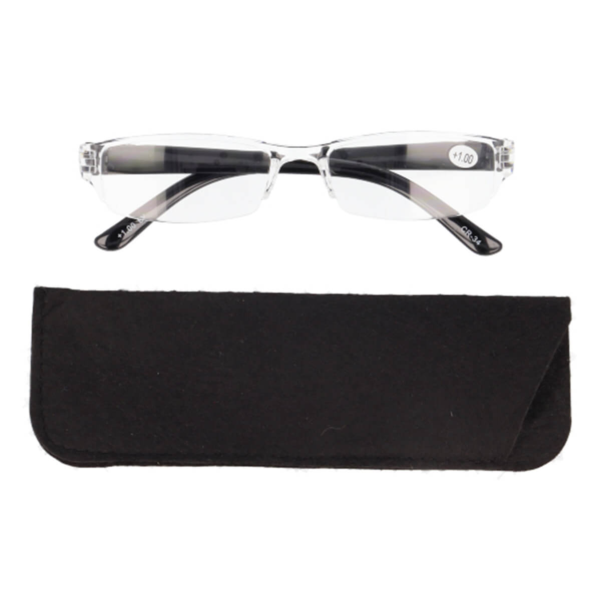 まとめ買い】ファッション老眼鏡ケース付 1.0度 9001/056360 | ワッツ