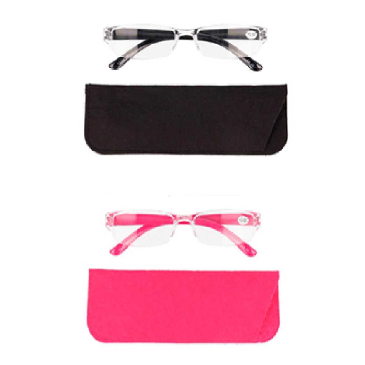 まとめ買い】ケース付き老眼鏡 +3.0 9001/056365 | ワッツ