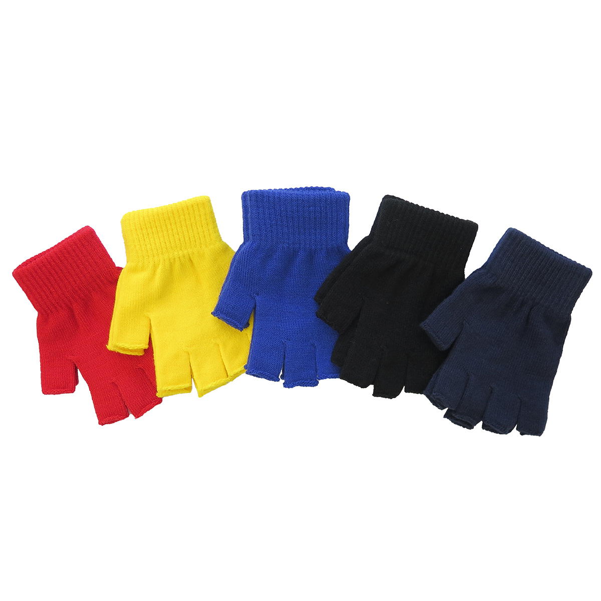 【まとめ買い】のびのび手袋カラー指切り WS-1011380/057318